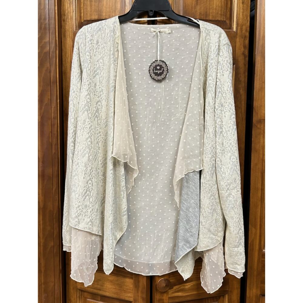 Hazel Nostalgic Cardigan Cover Nwt Large